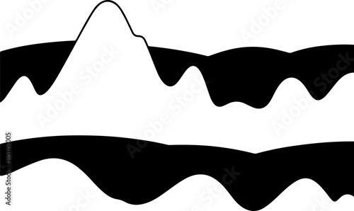 black and white shark
