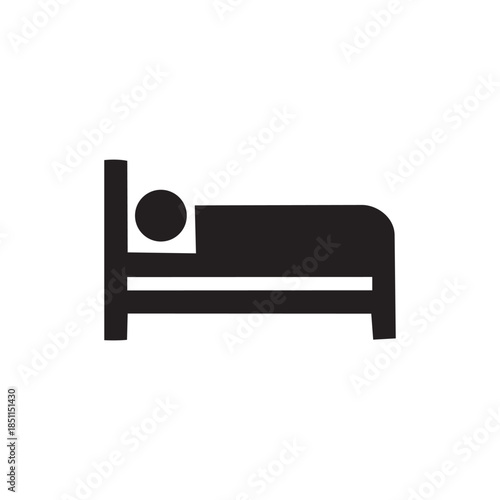Person Sleeping in Bed Icon