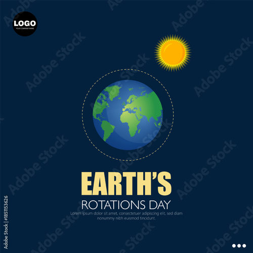 Earth’s Rotation Day celebrates the continuous rotation of the Earth.