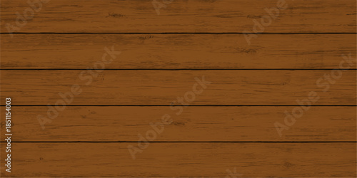 A natural brown wood plank texture features an old hardwood grain pattern on a weathered timber board surface suitable for a rustic material backdrop or floor design