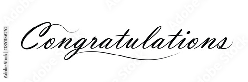 Congratulations text calligraphy. congratulation text design for wishing card design. vector illustration. .EPS 10 .