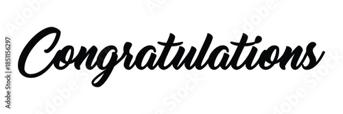 Congratulations text calligraphy. congratulation text design for wishing card design. vector illustration. .EPS 10 .