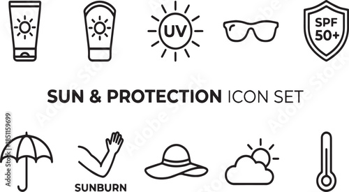 sun protection vector