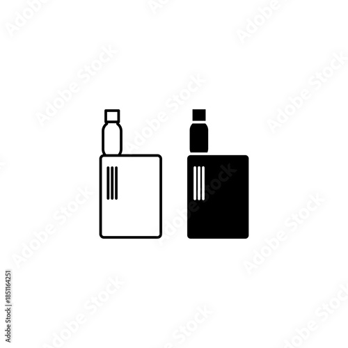Vape icons set vector illustration