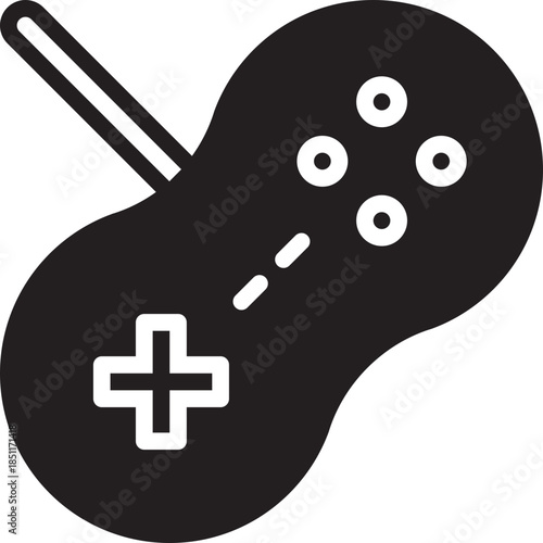 Video game controller joystick icon