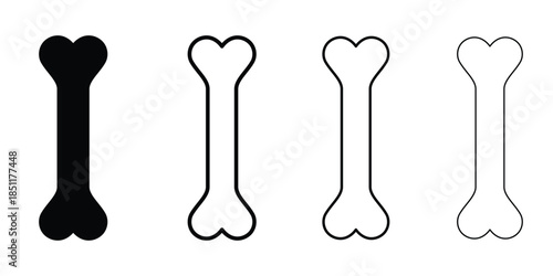dog bone vector