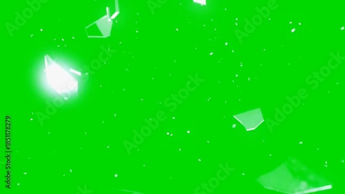 Dynamic explosion of a glass shattering on green screen background high speed, vfx, production. Realistic Glass Breaking Effect – Green Screen Shatter Animation for VFX and Video Editing, Glass Shatte