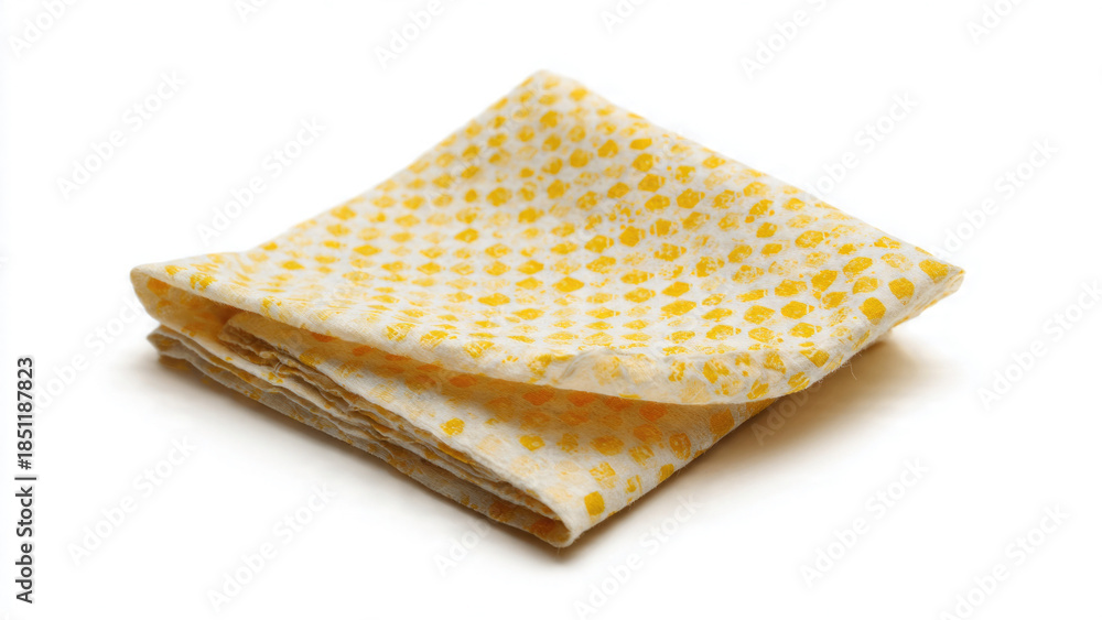 Fototapeta premium Folded Yellow Napkin