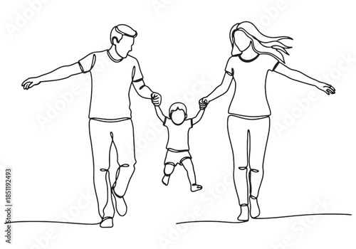 Artistic vector illustration of a beautiful young woman featuring a fashion sketch design with clean line art of her face, hair, and figure in a stylish dress