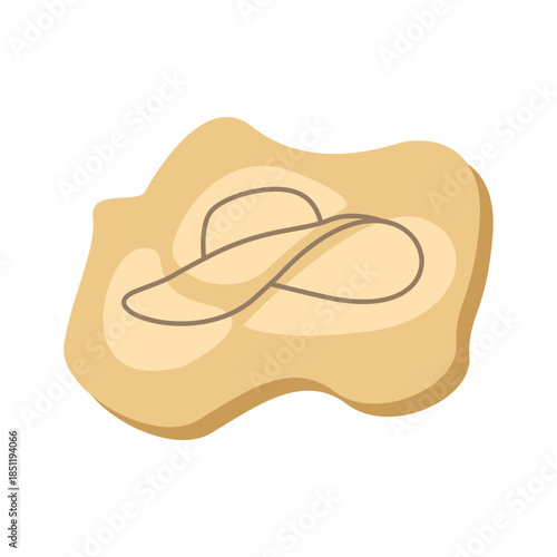 Vector illustration of a holiday beach hat