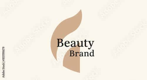 Elegant Beauty Brand Logo Design.