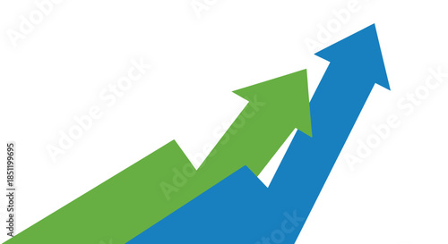 Upward Trend Arrows.