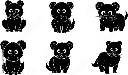 Fluffy Dog Illustration Collection