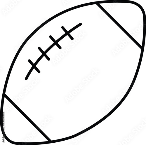 Black and white football Vector