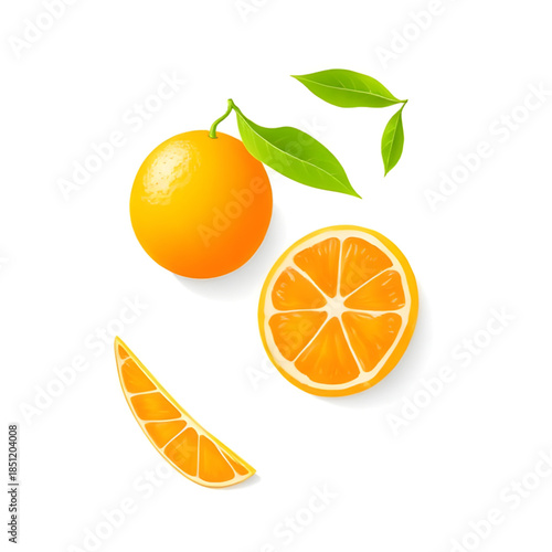 slice of orange isolated, citrus fruit slice isolated on white, fresh orange cut segment, juicy citrus orange slice, ripe orange fruit section, organic citrus slice detail, natural orange pulp texture