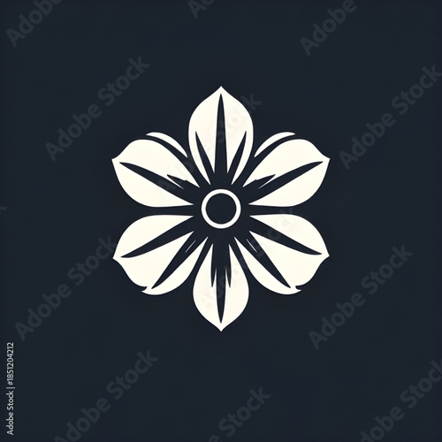 flower icon vector illustration drawing, botanical floral symbol art, line art flower icon vector, minimal flower drawing illustration, hand drawn botanical icon vector, flat floral symbol design, dec