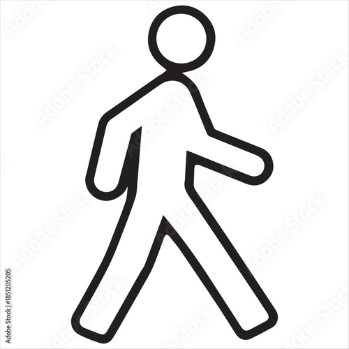 Walking Person Outline Icon