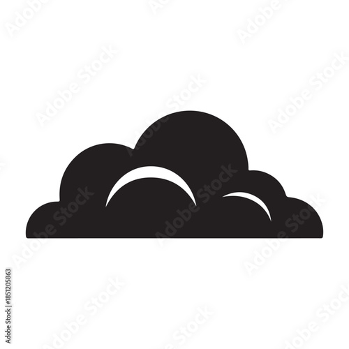 vector illustration of a cloud . vector eps 10
