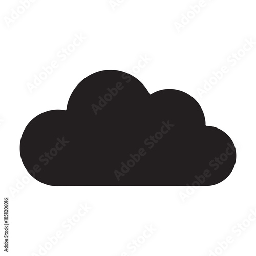vector illustration of a cloud . vector eps 10