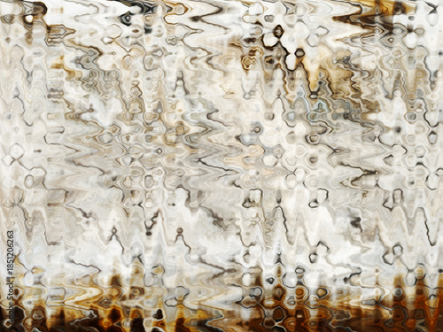 Abstract Marbled Wavy Beige and Brown Background Texture