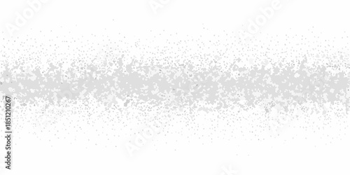 A grayscale abstract texture resembling scattered grains or fine particulate matter