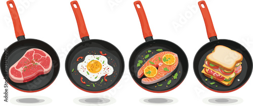 Professional fitness equipment vector set with treadmill dumbbells kettlebell yoga mat jump rope sneakers and exercise ball for home workout