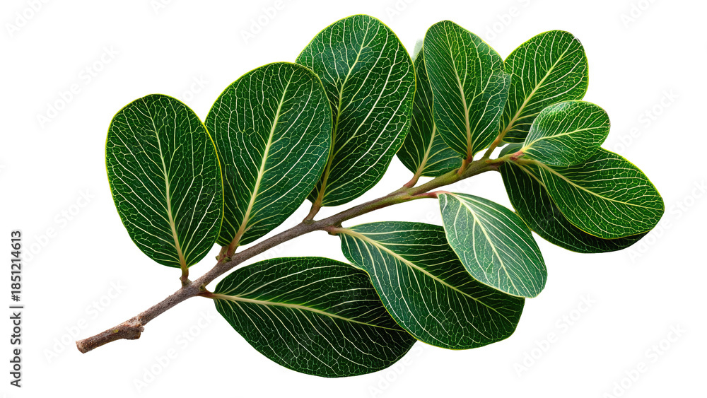 Fototapeta premium Green Leaves on a Branch