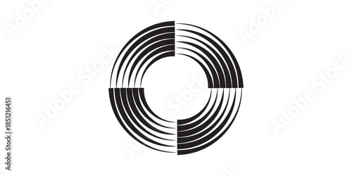 Spiral swirls speed circular symbol twisted on white background. modern vector ilustration eps 10