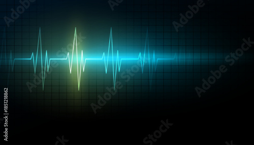 Colorful sound wave visualization on dark background, representing music, audio technology, rhythm, data flow, and digital sound energy.
