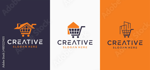 Home seller logo design concept, home buyer logo, residential home seller.