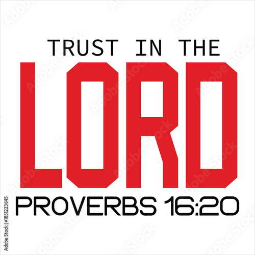 TRUST IN THE LORD PROVERBS