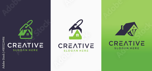Home seller logo design concept, home buyer logo, residential home seller.