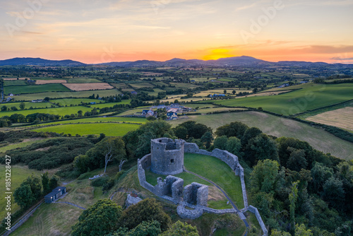 Aerial View Over Dundrum, Newcastle, Northern Ireland
