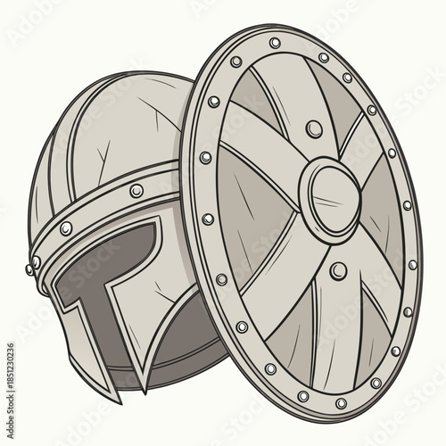 Armor plate with rivets and scratches white 1