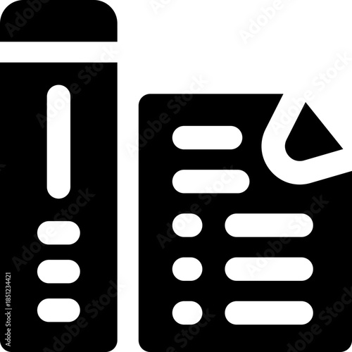 archive glyph icon. Strong and solid vector icon for websites, mobile interfaces, presentations, and visual branding. High quality and easy to edit.