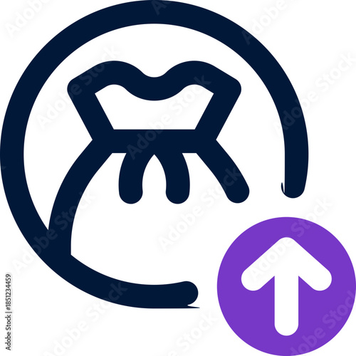 investment duotone icon. Sleek and modern vector icon for websites, mobile apps, marketing materials, and corporate design. Fully scalable and ready to use.