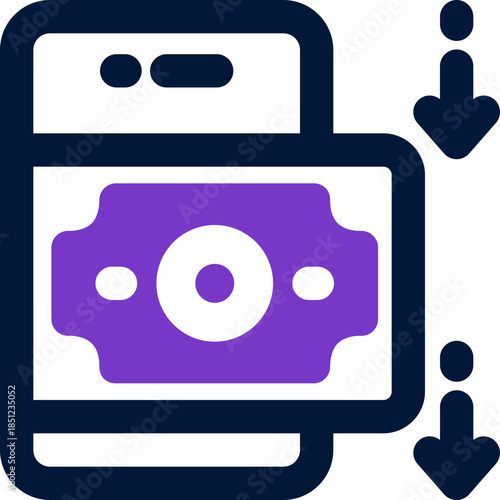 replenishment duotone icon. Sleek and modern vector icon for websites, mobile apps, marketing materials, and corporate design. Fully scalable and ready to use.