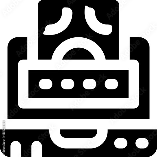 pin account glyph icon. Strong and solid vector icon for websites, mobile interfaces, presentations, and visual branding. High quality and easy to edit.