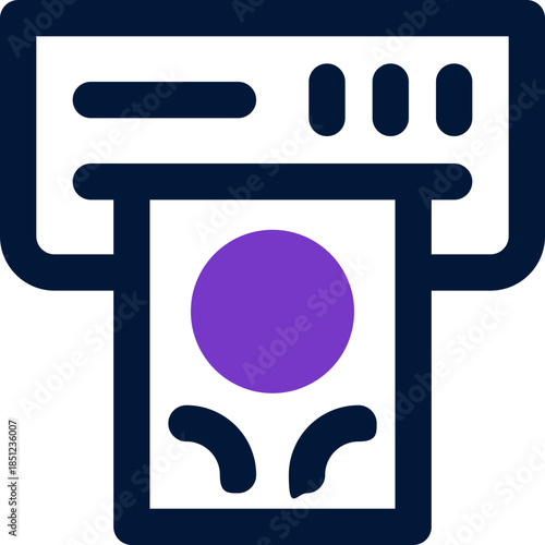 atm duotone icon. Sleek and modern vector icon for websites, mobile apps, marketing materials, and corporate design. Fully scalable and ready to use.