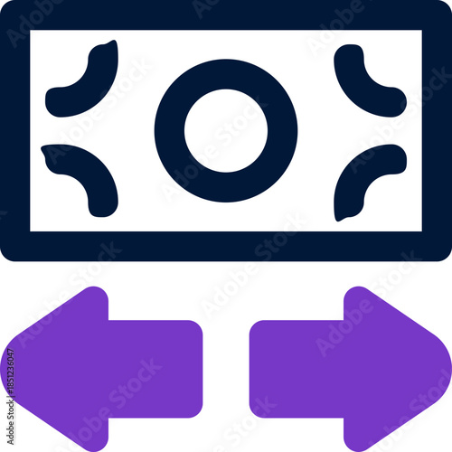 transfer duotone icon. Sleek and modern vector icon for websites, mobile apps, marketing materials, and corporate design. Fully scalable and ready to use.