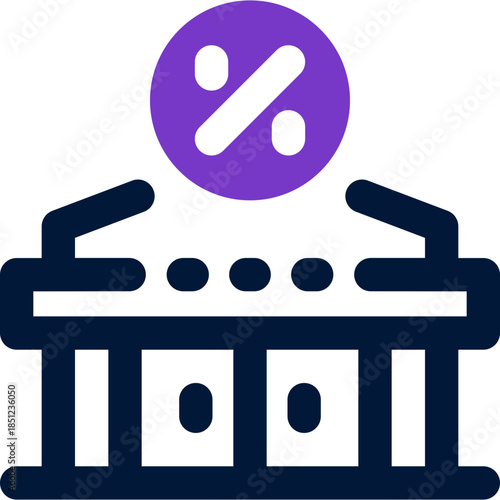 interest duotone icon. Sleek and modern vector icon for websites, mobile apps, marketing materials, and corporate design. Fully scalable and ready to use.