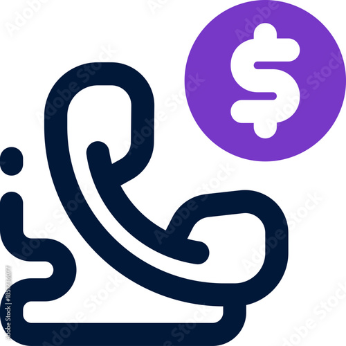 support service duotone icon. Sleek and modern vector icon for websites, mobile apps, marketing materials, and corporate design. Fully scalable and ready to use.