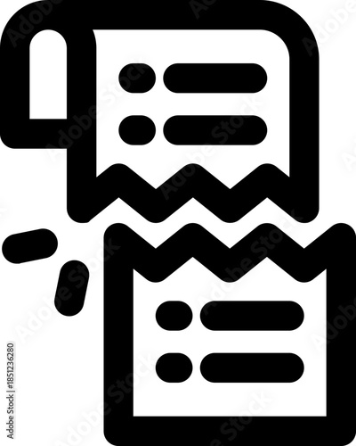 split payment line icon. Clean and minimalist vector icon for websites, mobile apps, presentations, and logos. Fully scalable and customizable for any project.