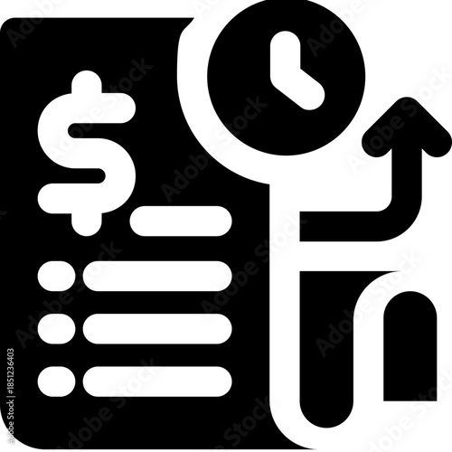 automatic glyph icon. Strong and solid vector icon for websites, mobile interfaces, presentations, and visual branding. High quality and easy to edit.