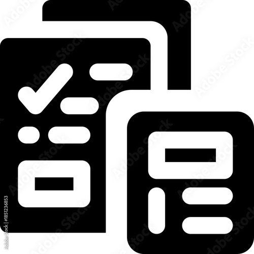 budget planning glyph icon. Strong and solid vector icon for websites, mobile interfaces, presentations, and visual branding. High quality and easy to edit.