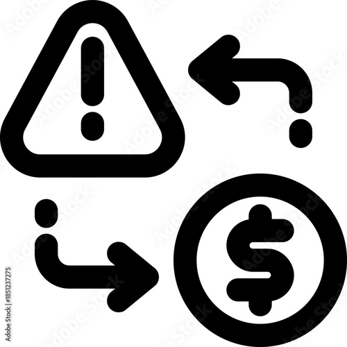 liquidity line icon. Clean and minimalist vector icon for websites, mobile apps, presentations, and logos. Fully scalable and customizable for any project.