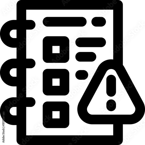 response plan line icon. Clean and minimalist vector icon for websites, mobile apps, presentations, and logos. Fully scalable and customizable for any project.