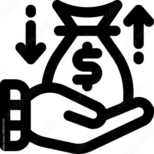 capital line icon. Clean and minimalist vector icon for websites, mobile apps, presentations, and logos. Fully scalable and customizable for any project.