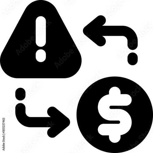 liquidity glyph icon. Strong and solid vector icon for websites, mobile interfaces, presentations, and visual branding. High quality and easy to edit.