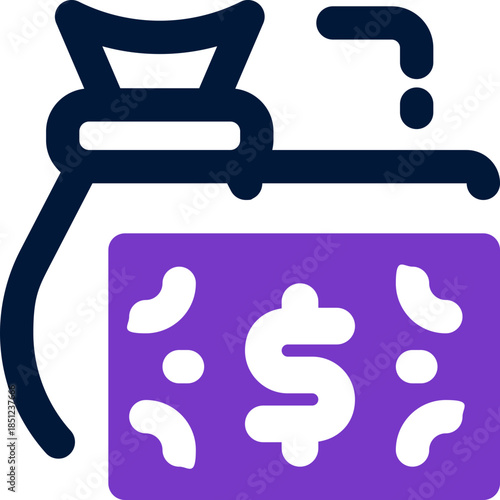 finance duotone icon. Sleek and modern vector icon for websites, mobile apps, marketing materials, and corporate design. Fully scalable and ready to use.